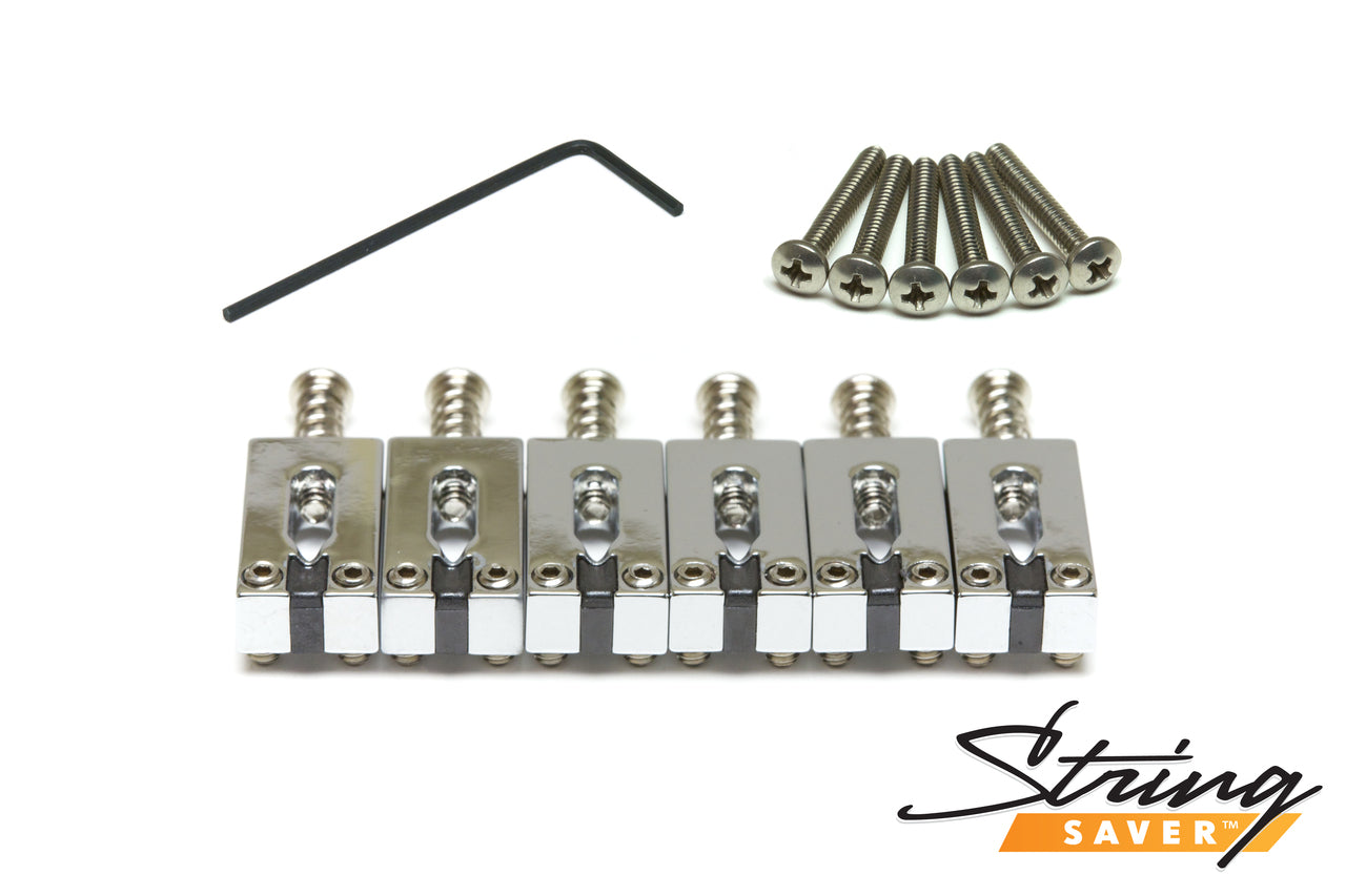 Graph Tech String Saver Classics Strat & Tele Style Saddle Set - 2 1/16" Spacing
