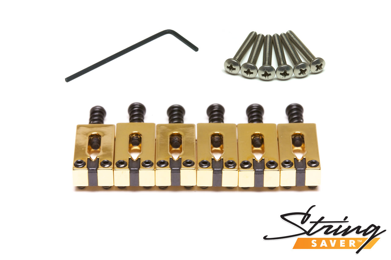 Graph Tech String Saver Classics Strat & Tele Style Saddle Set - 2 1/16" Spacing
