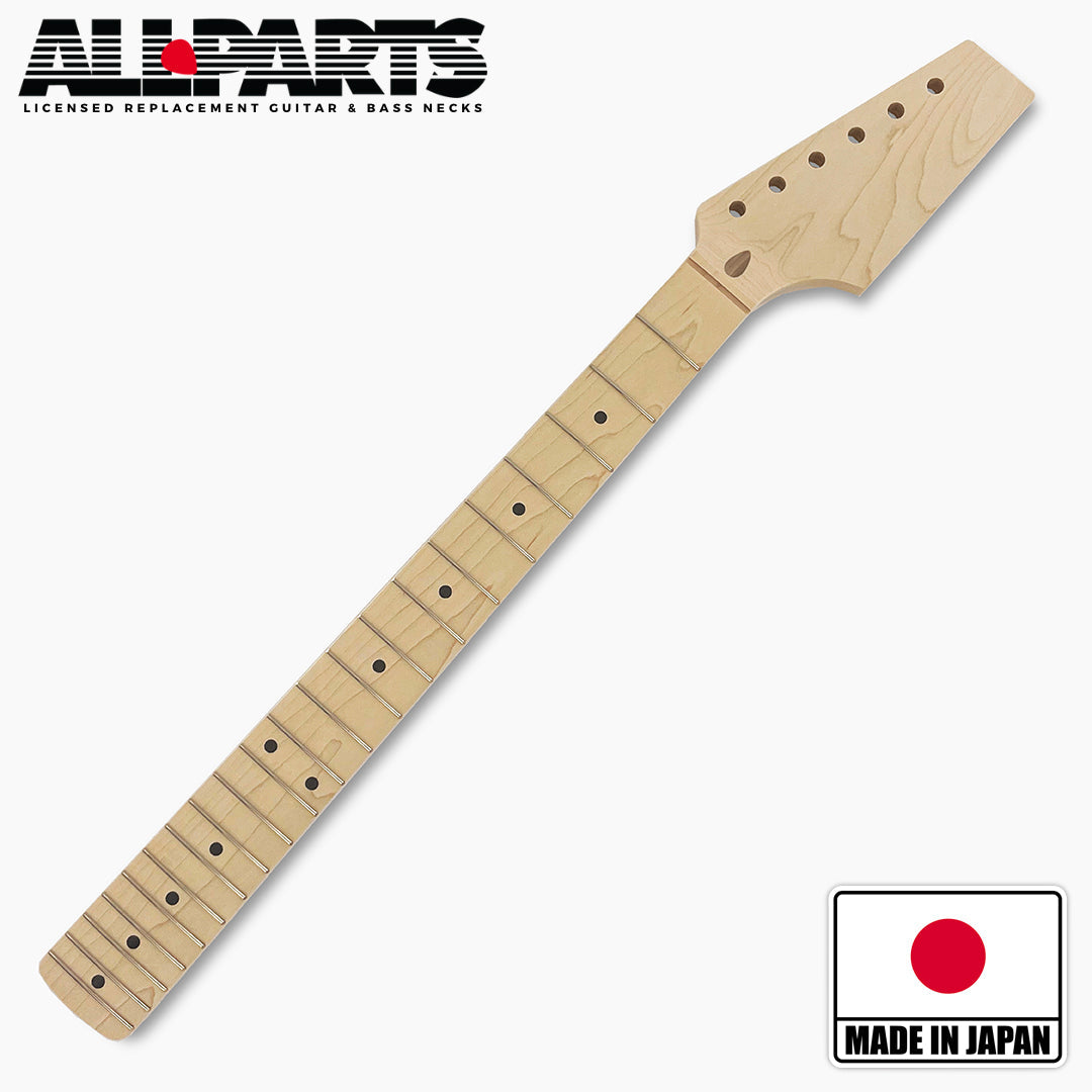 Half Paddle Head Neck, Maple, Strat Heel