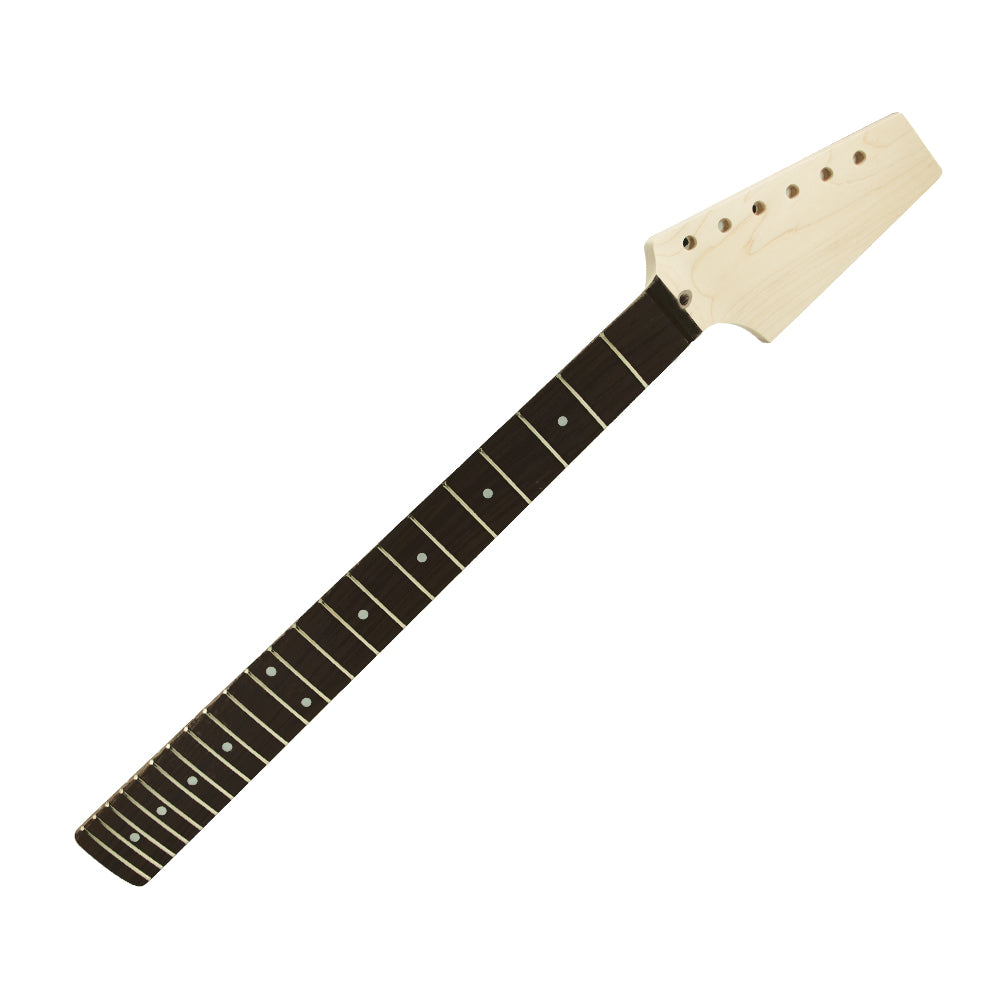 PADDLE HEAD STRAT NECK, 6L - EBONY