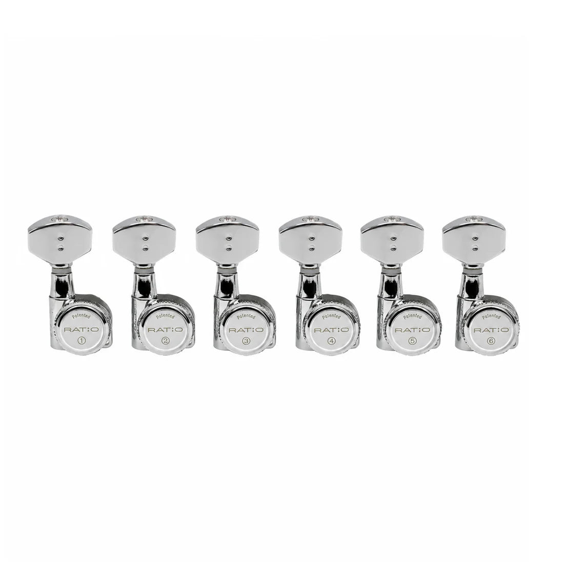 Graph Tech Staggered Electric Locking 6 In-line Chrom 2 Pin