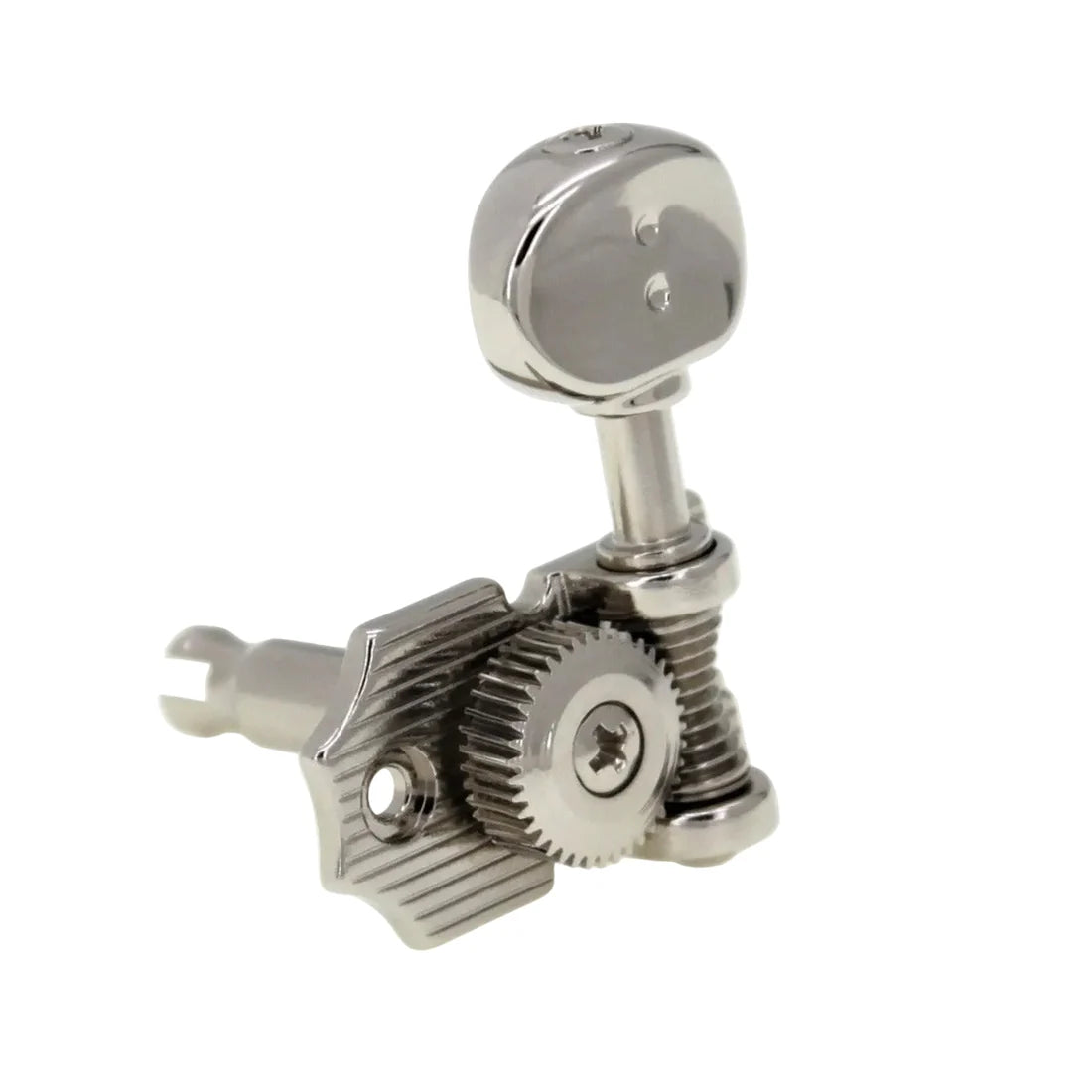Graph Tech Ratio Waffleback 6 in-line Vintage Style Tuners, Lefty - NICKEL