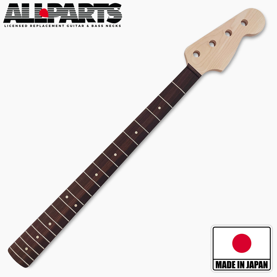 P. Bass Neck, Rosewood Fingerboard, Unfinished