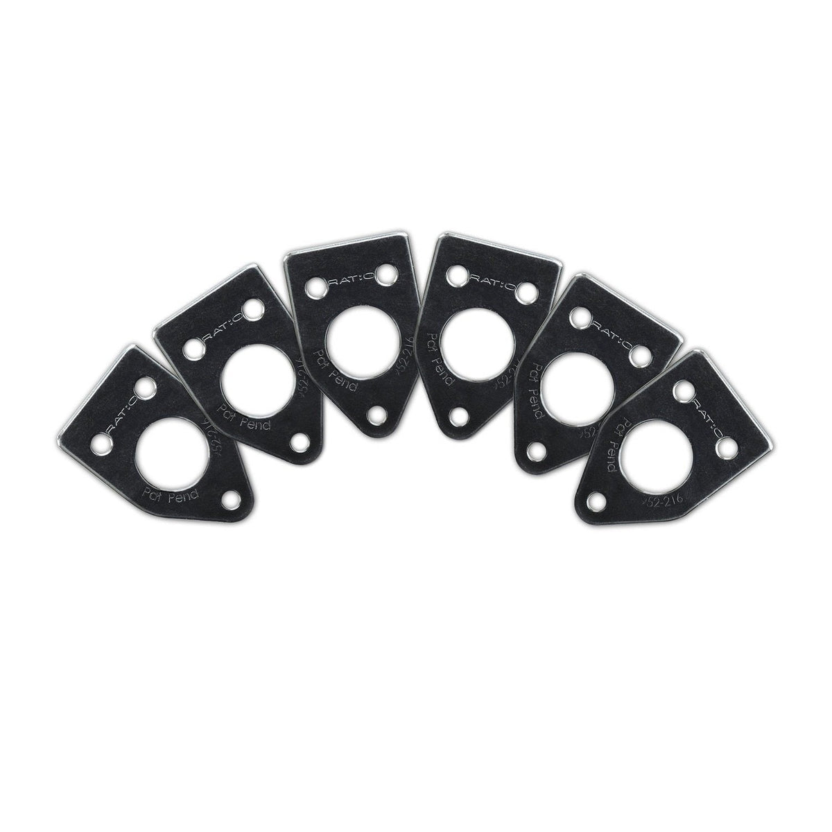 Graph Tech Ratio InvisoMatch Tuning Key Mounting Plates for 90° Screw Holes