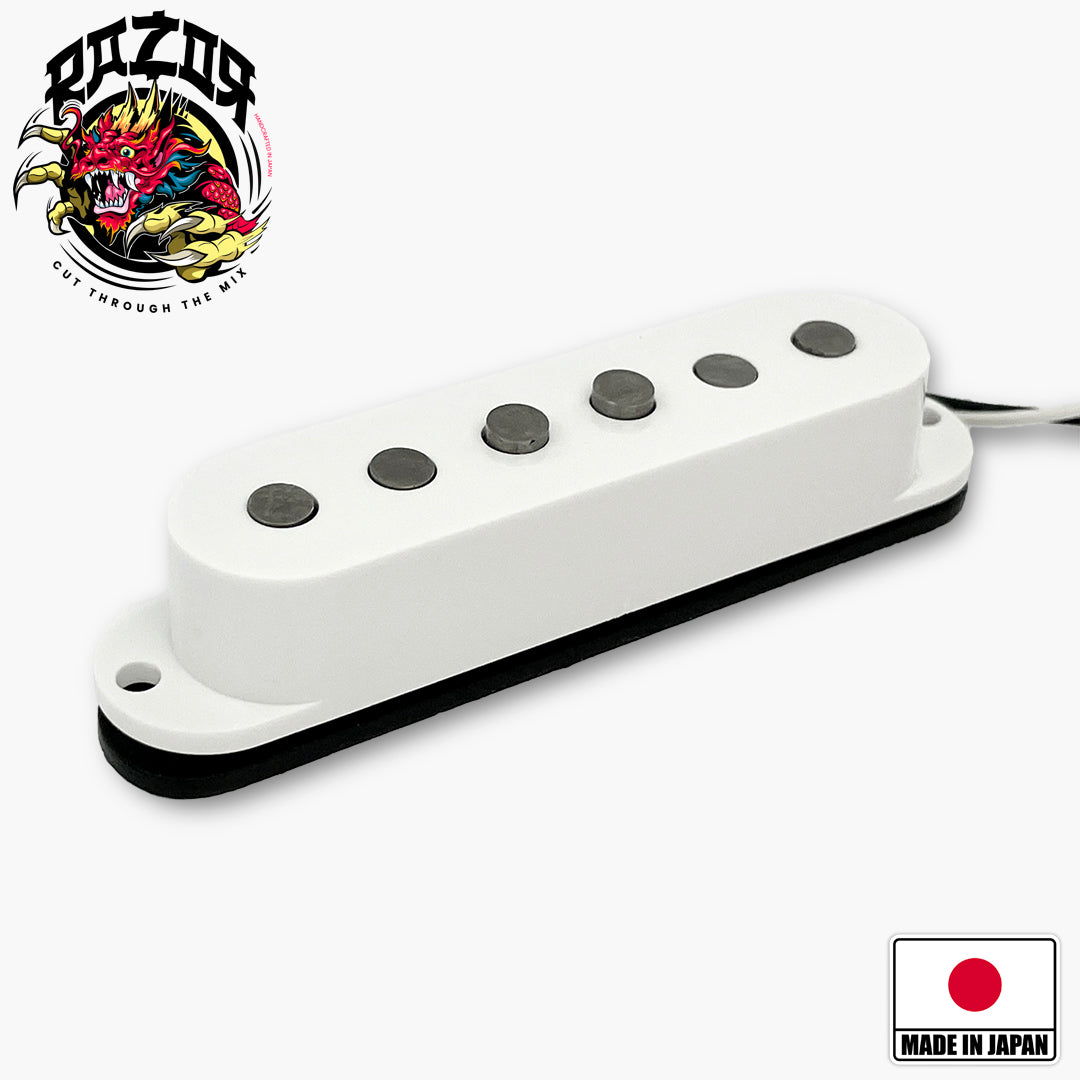 Razor Burumun Blue Moon Pickup for Strat, White
