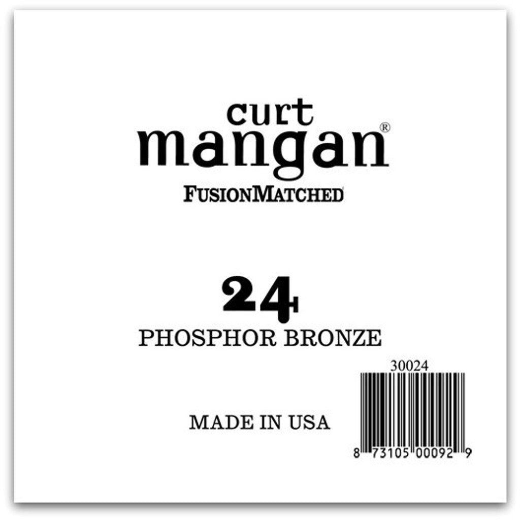 Curt Mangan .024 Phosphor Bronze Single String