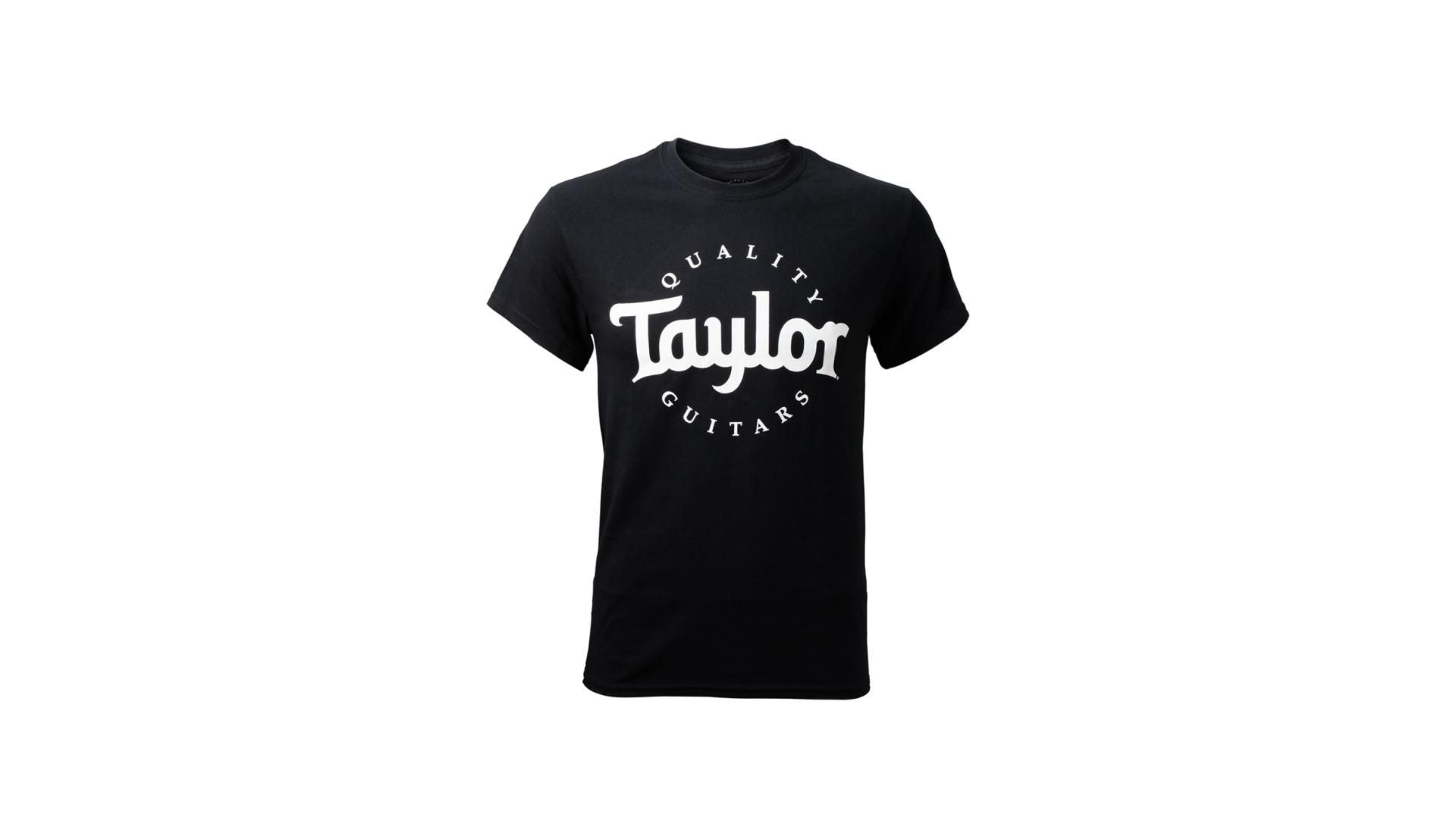 Taylor Men's T-Shirt, Black/White Logo