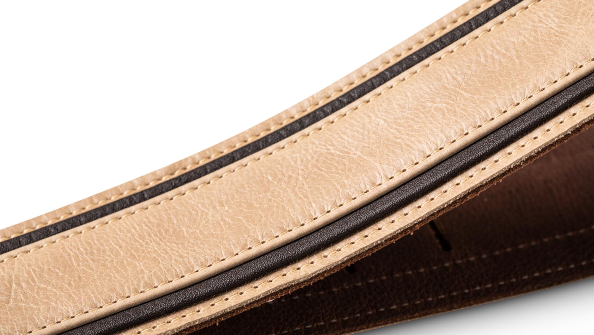 Taylor Reflections 2.5" Leather Guitar Strap, Spruce/Ebony