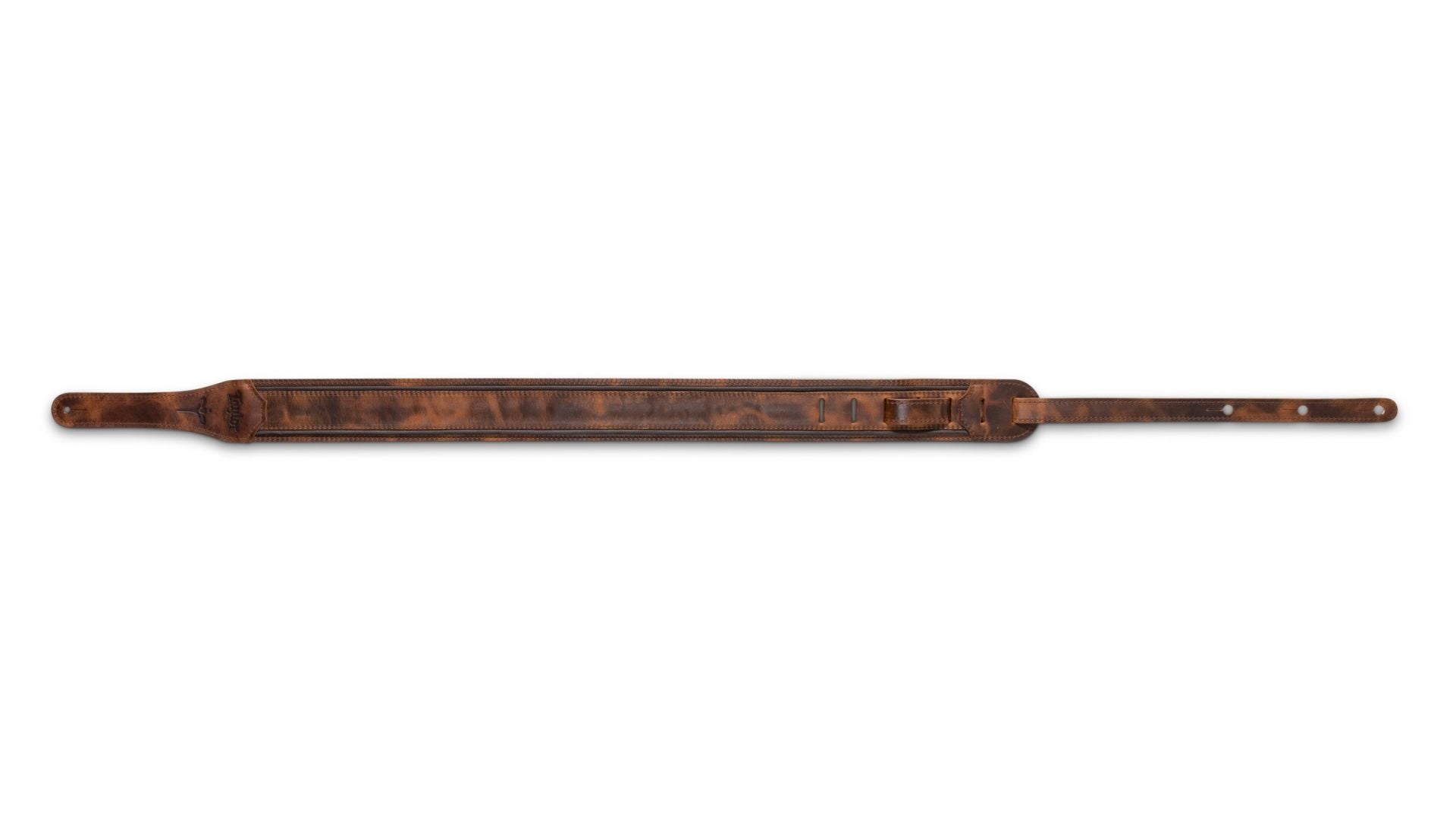 Taylor Fountain 2.5" Leather Guitar Strap, Weathered Brown