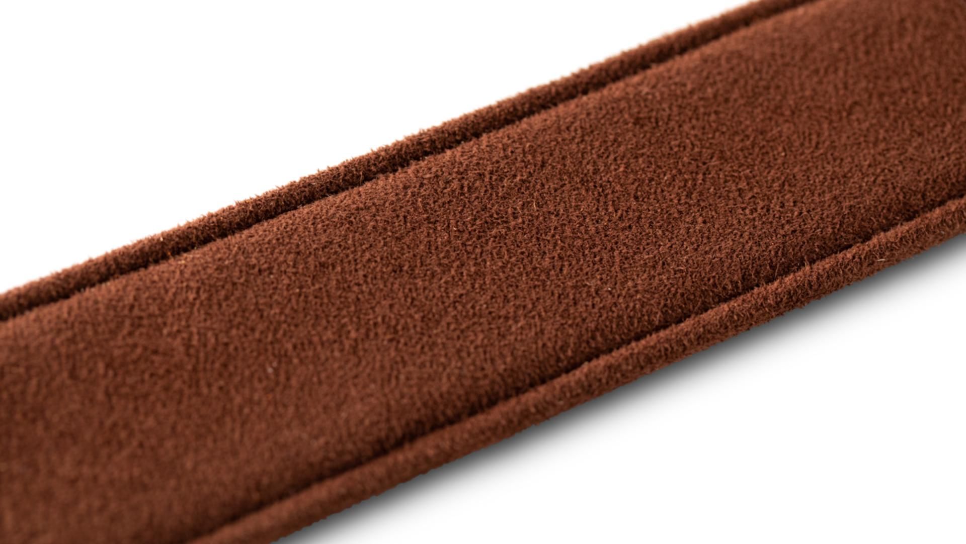 Taylor 2.5" Vegan Leather Guitar Strap, Tan w/Natural Textile Trim