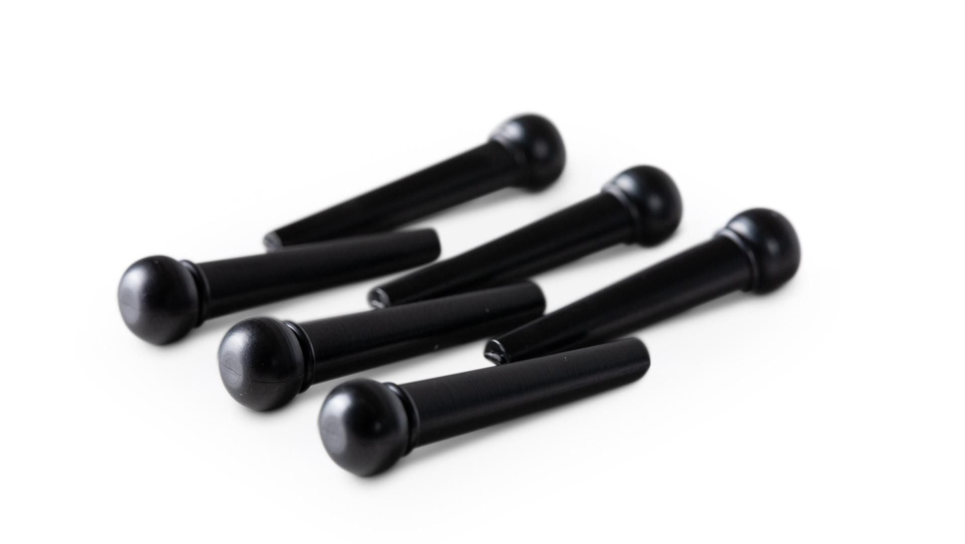 Taylor Bridge Pins (6), Black Plastic