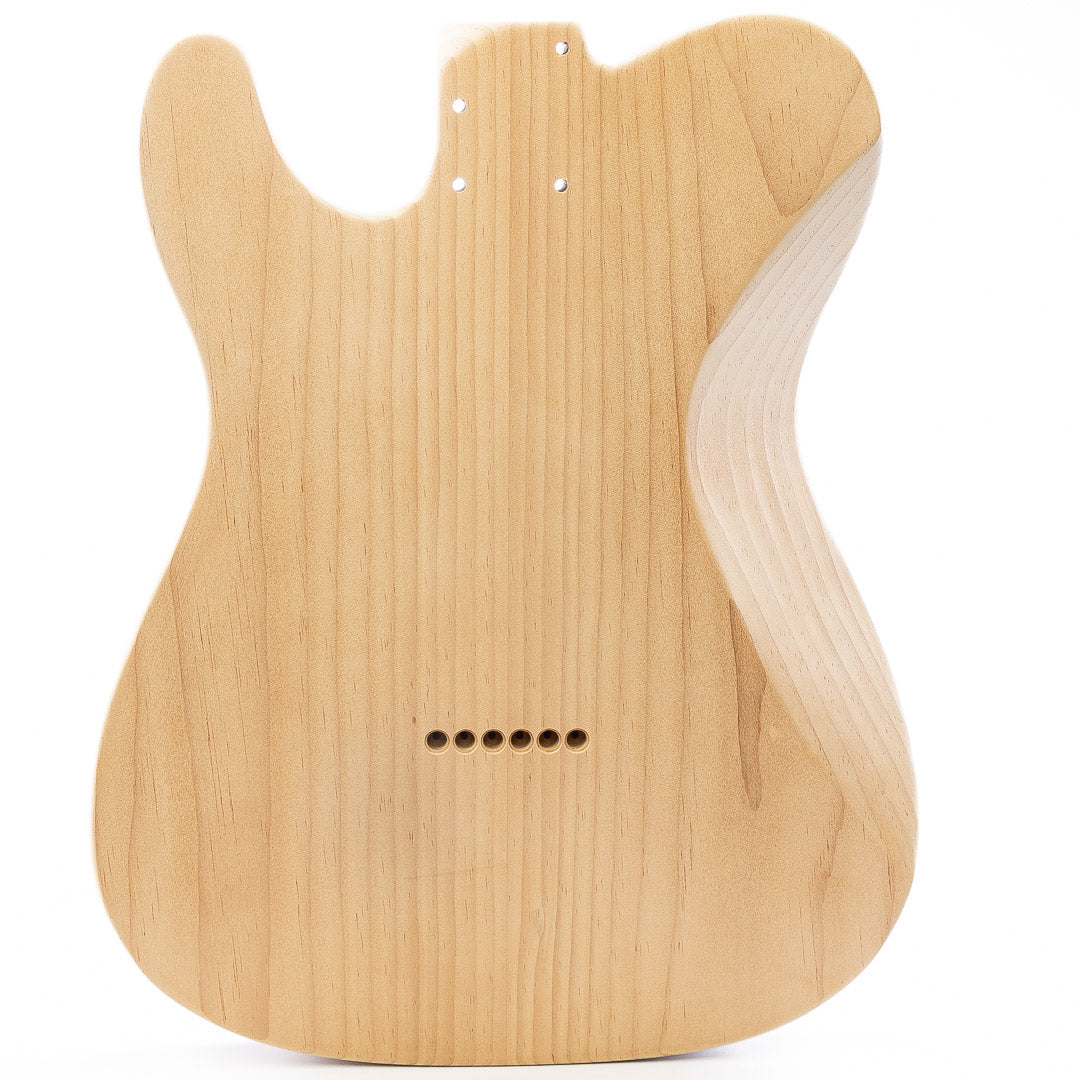 Allparts Select Unfinished Brown Sugar Body for Tele Deluxe - Hum/Hum