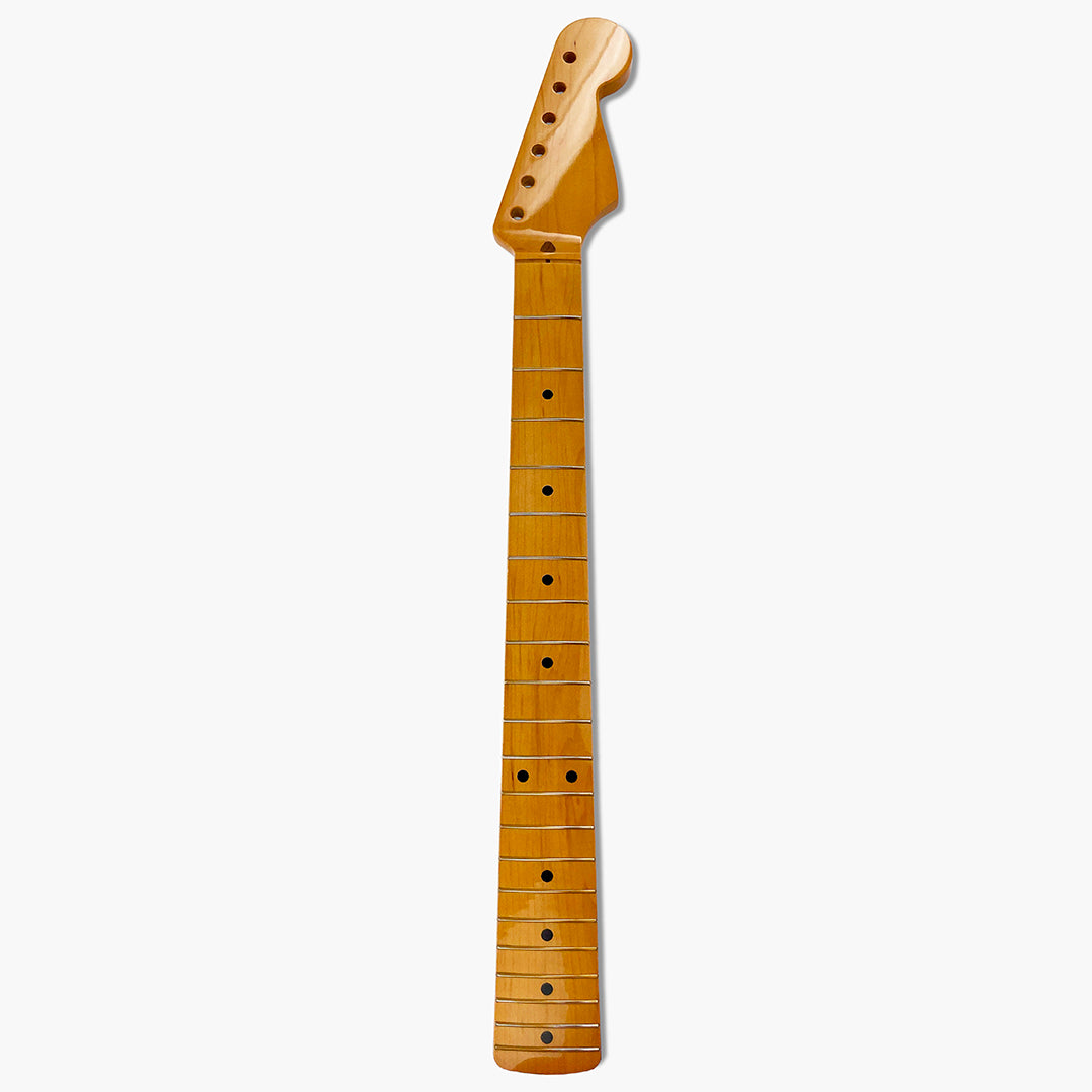 Strat Neck, Maple, V Profile, Nitro Finish