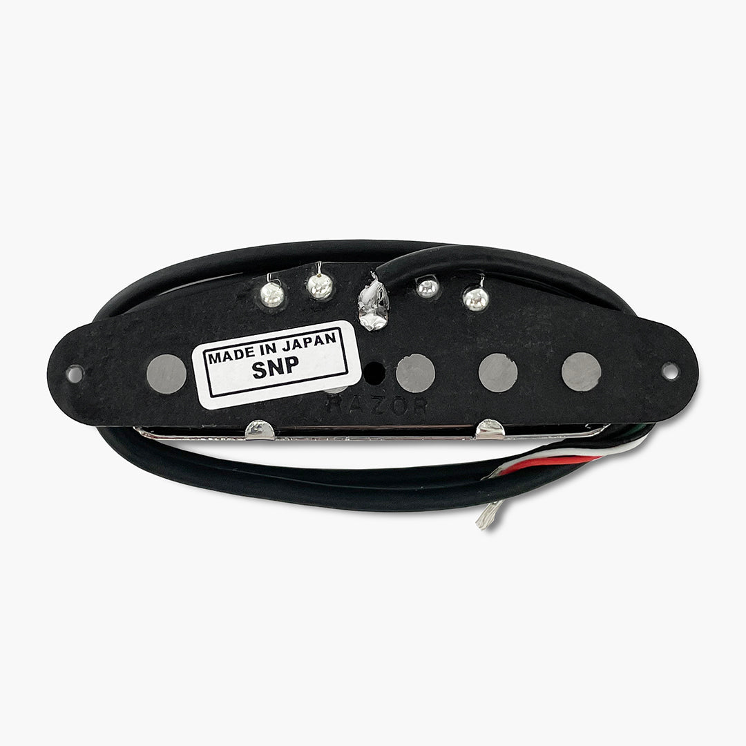 Razor Hihō Hidden Gem Single-Space Stacked Humbucking Neck Pickup for Tele, Chrome