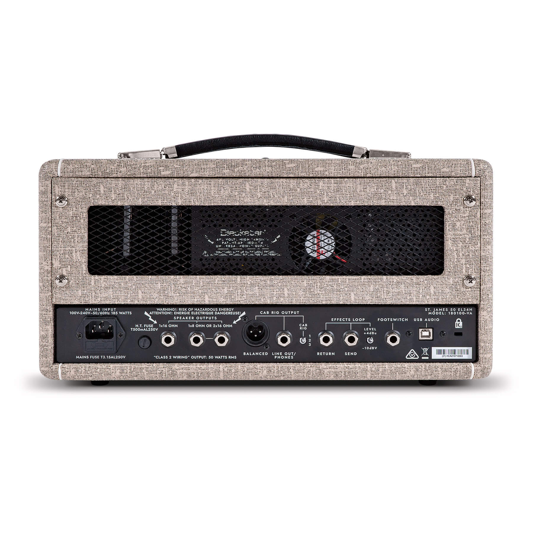 Blackstar St. James Jared James Nichols 50W EL34 Tube Guitar Amp Head