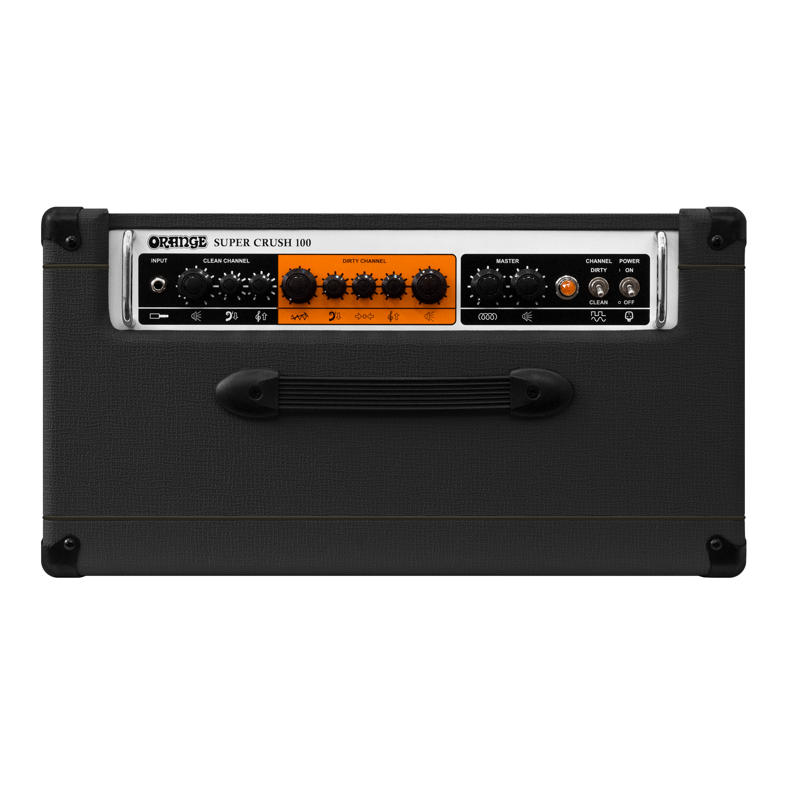 Orange Super Crush 100 100W 1x12" Combo Amp, Black
