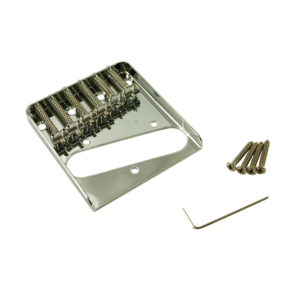 Vintage 6-Saddle Bridge for Fender Tele - Chrome