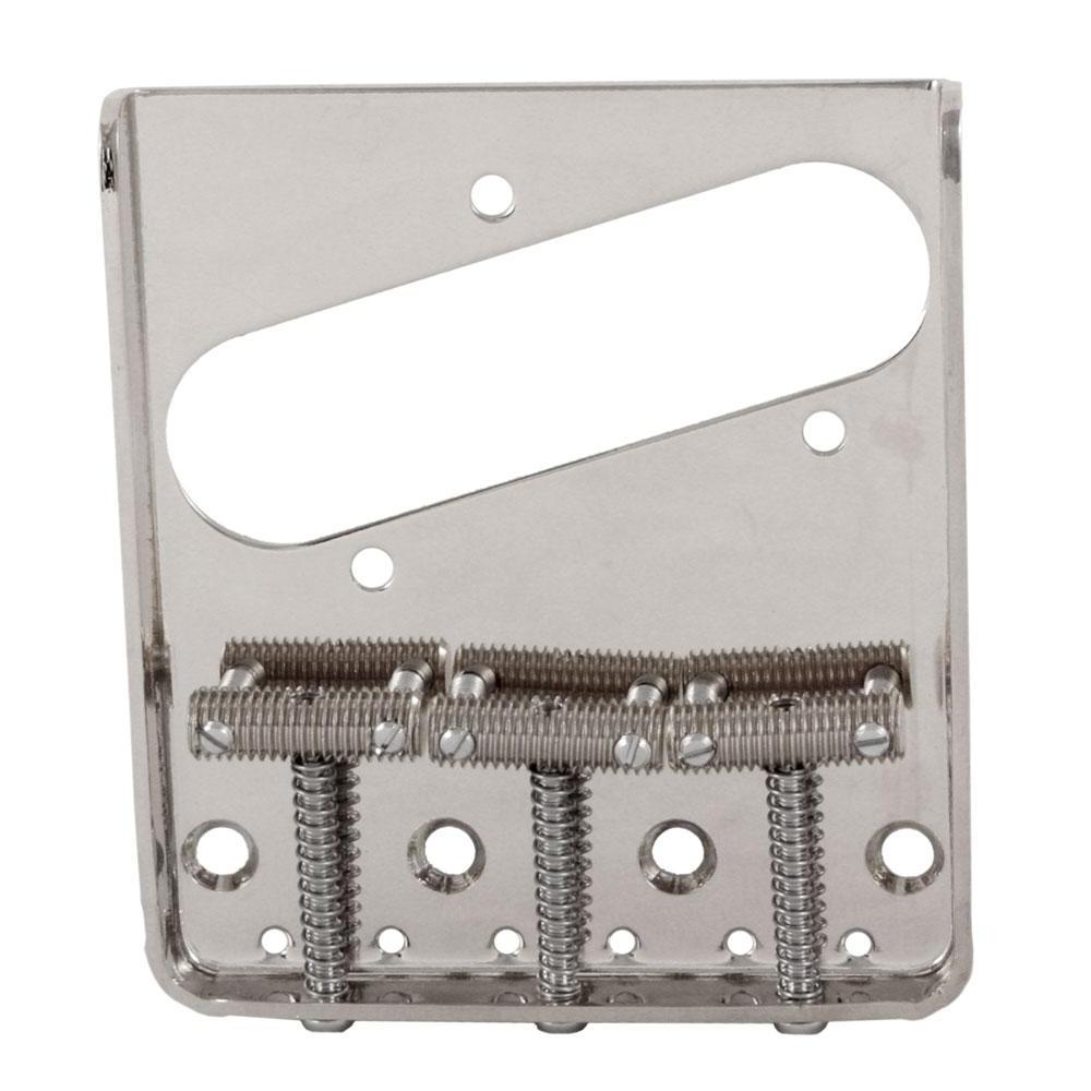 Vintage Style 3-Saddle Tele Bridge, Nickel
