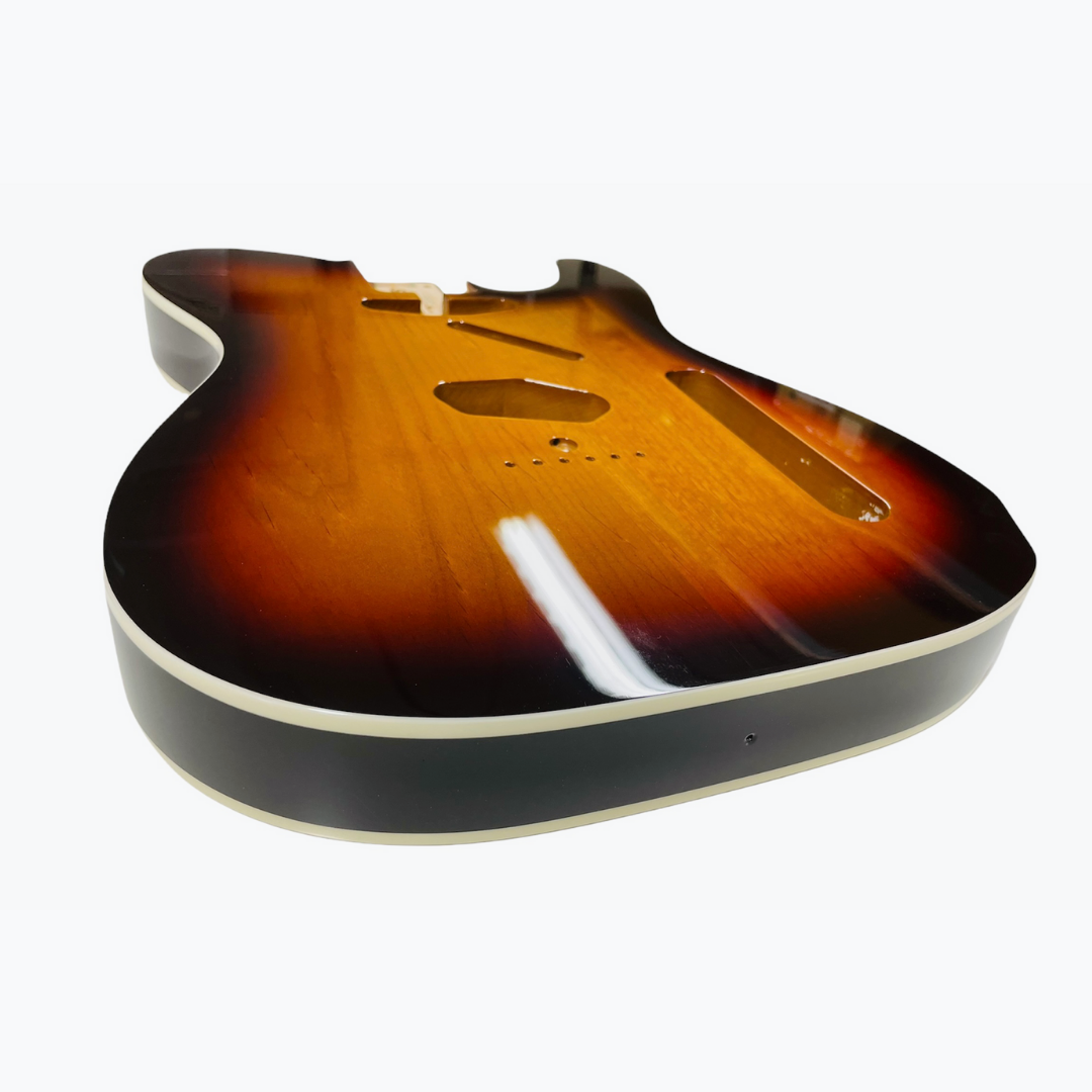 Tele Body, Alder, 3-Tone Sunburst