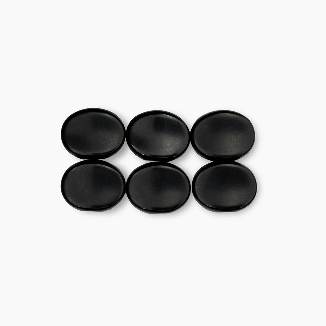 Plastic Oval Buttons (6) for Old Style Tunematic