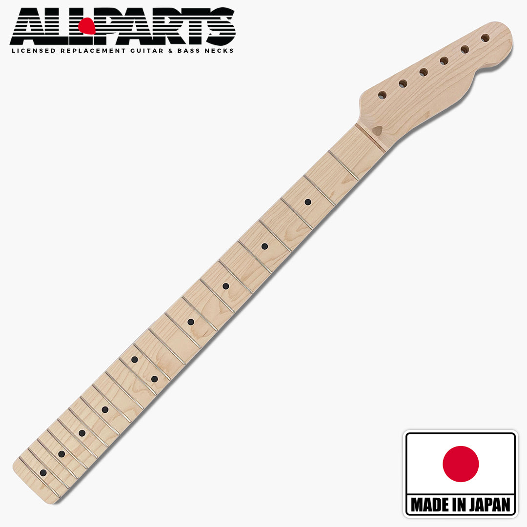 Tele Neck, Maple, V-Profile, Unfinished