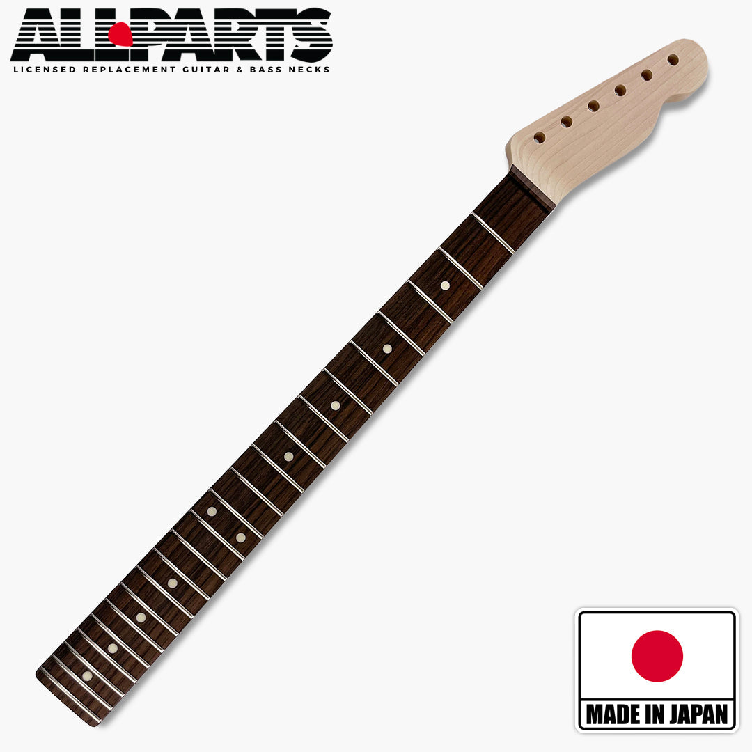 Tele Neck, Maple, Rosewood Fingerboard, 22 Frets, Unfinished