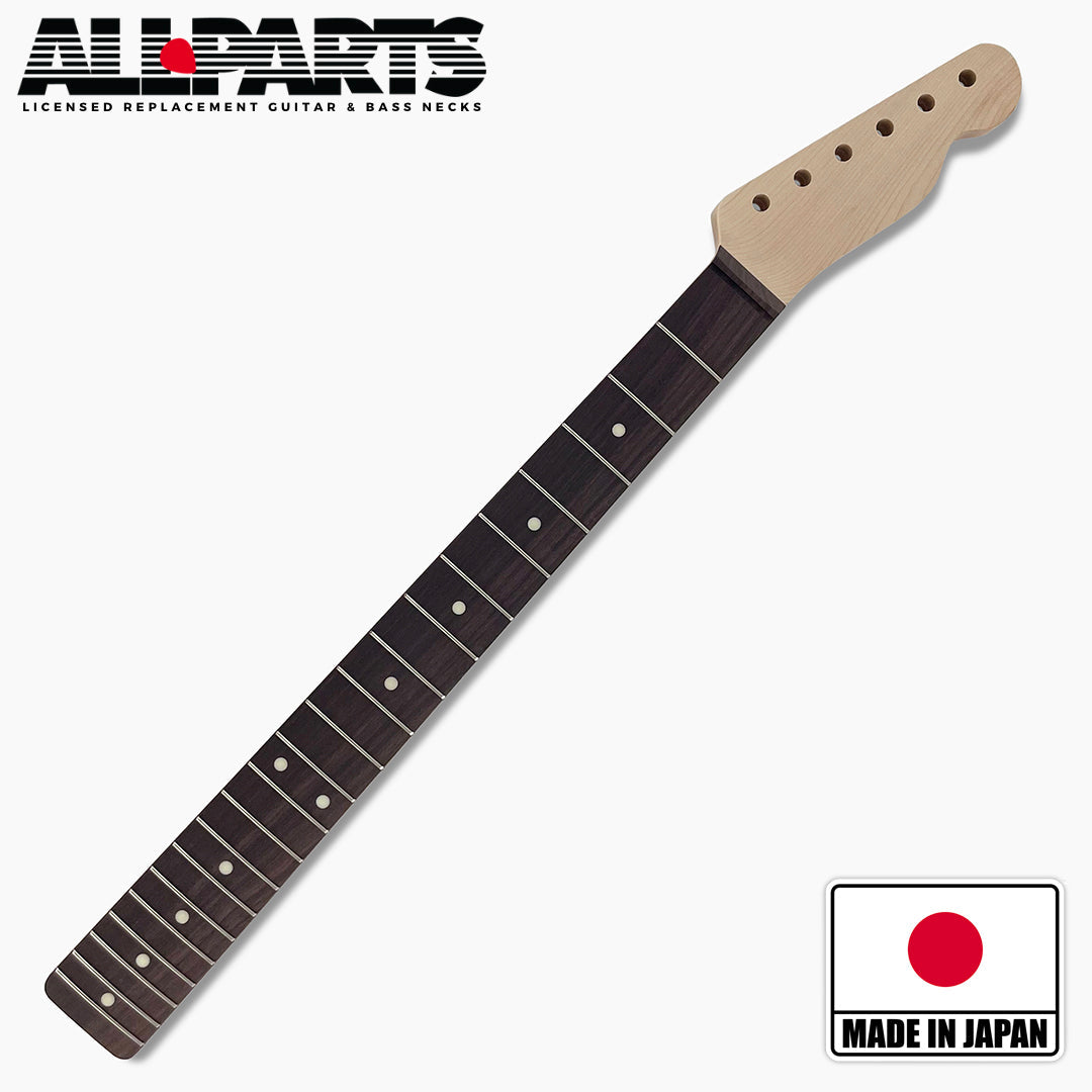 Tele Neck, Maple, C-Profile, Rosewood Fingerboard