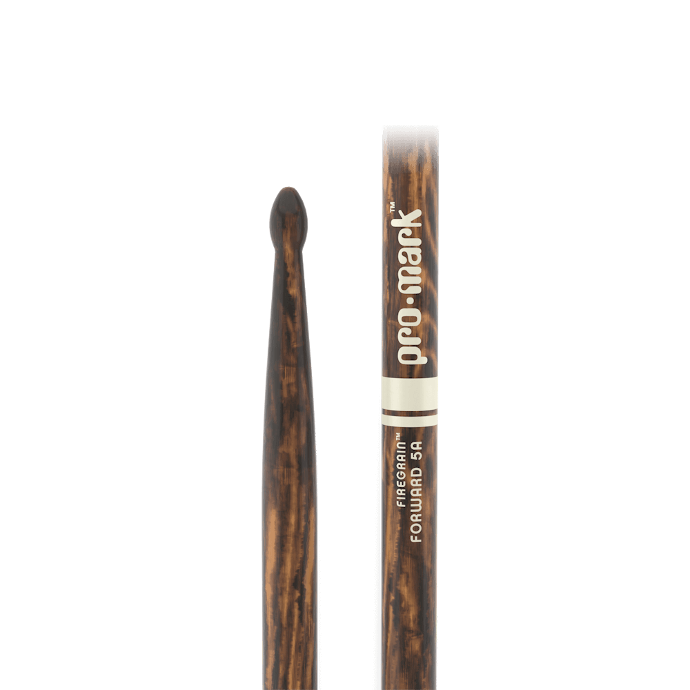 Promark Forward 5A Firegrain Drumsticks, Wood Tip