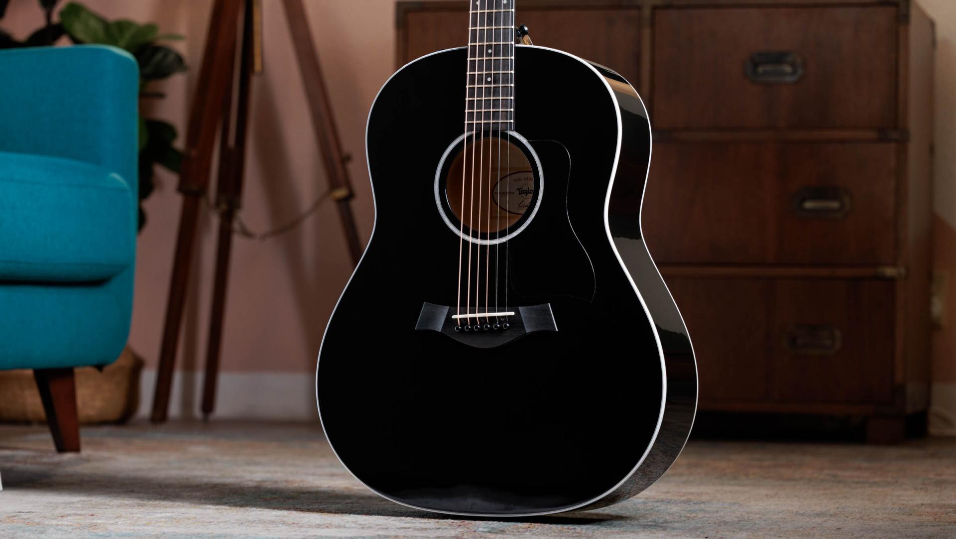 Taylor 217e Plus Grand Pacific A/E Guitar - Black