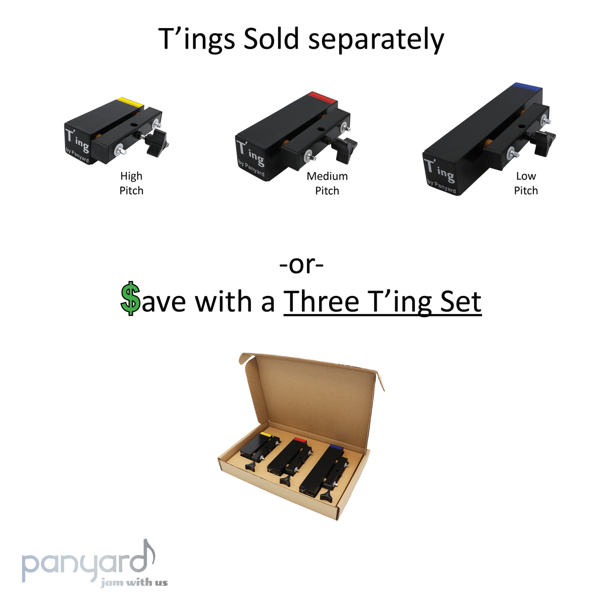 Panyard T'ing All-Steel Percussion Instrument