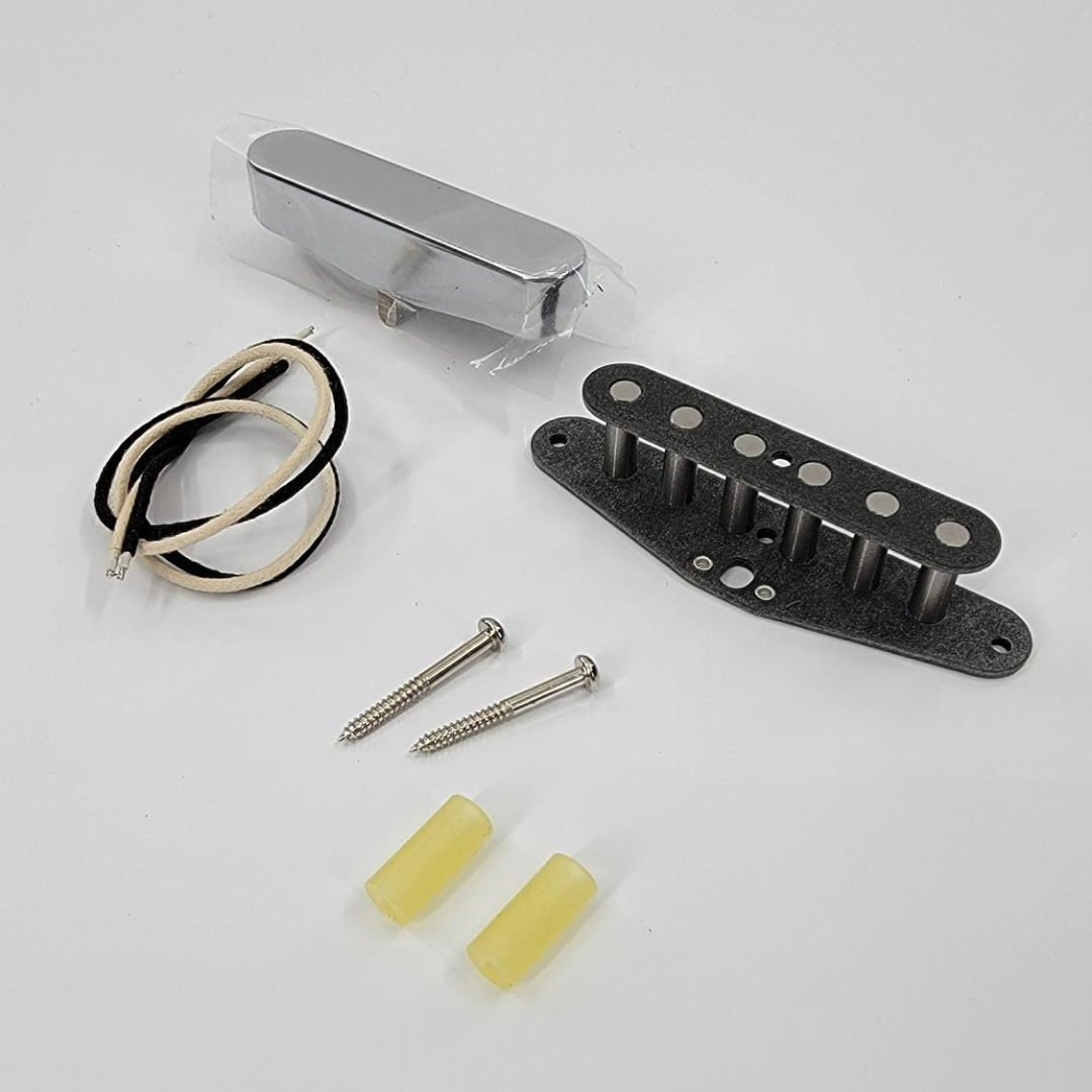 Pickup Winding Kit for Tele - Neck Chrome Cover