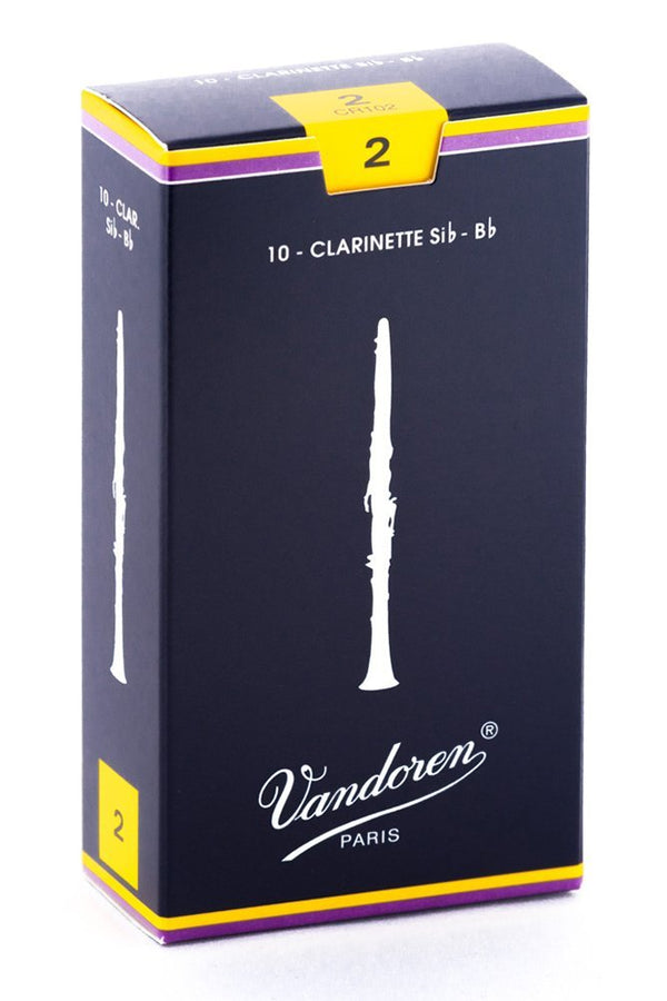 Vandoren Bb Clarinet Traditional Reeds (Box of 10)