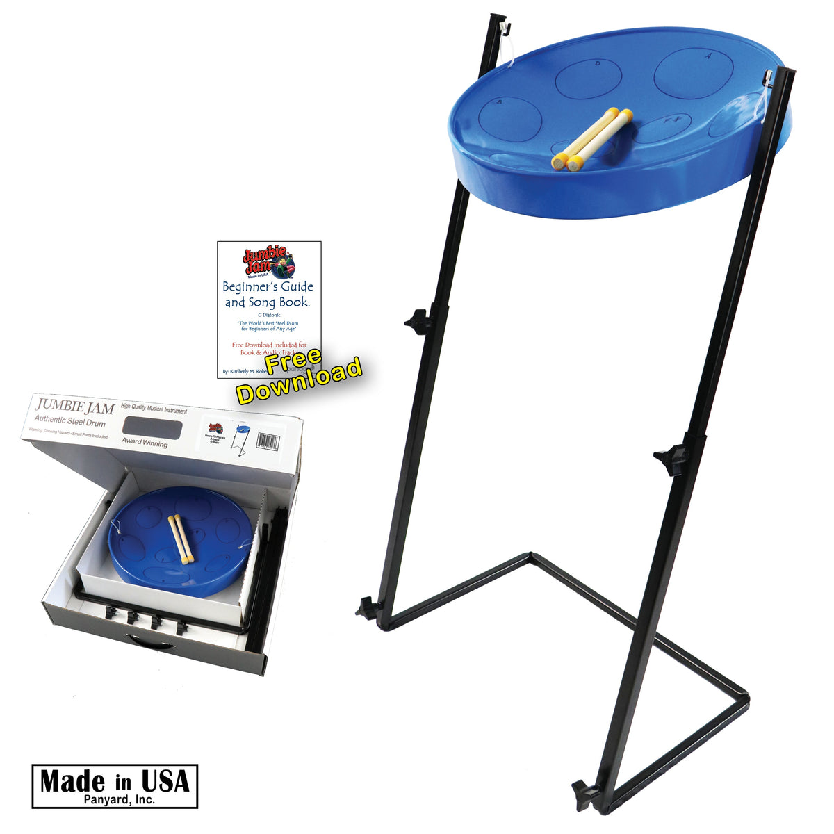 Panyard Jumbie Jam Steel Drum Kit w/ Z-Floor Stand