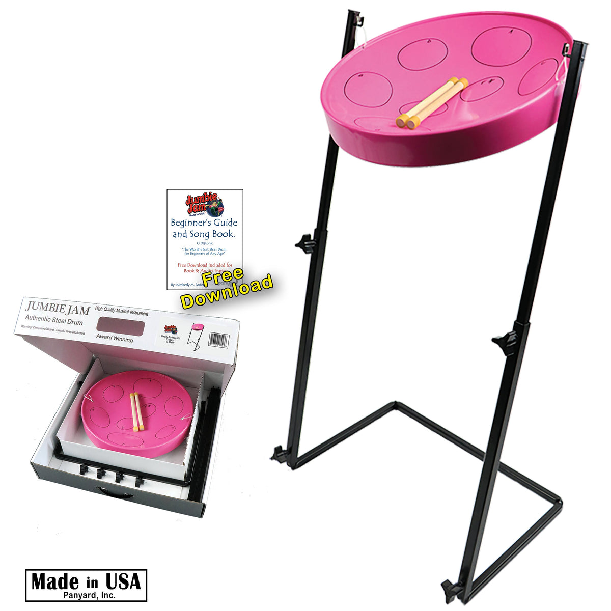 Panyard Jumbie Jam Steel Drum Kit w/ Z-Floor Stand