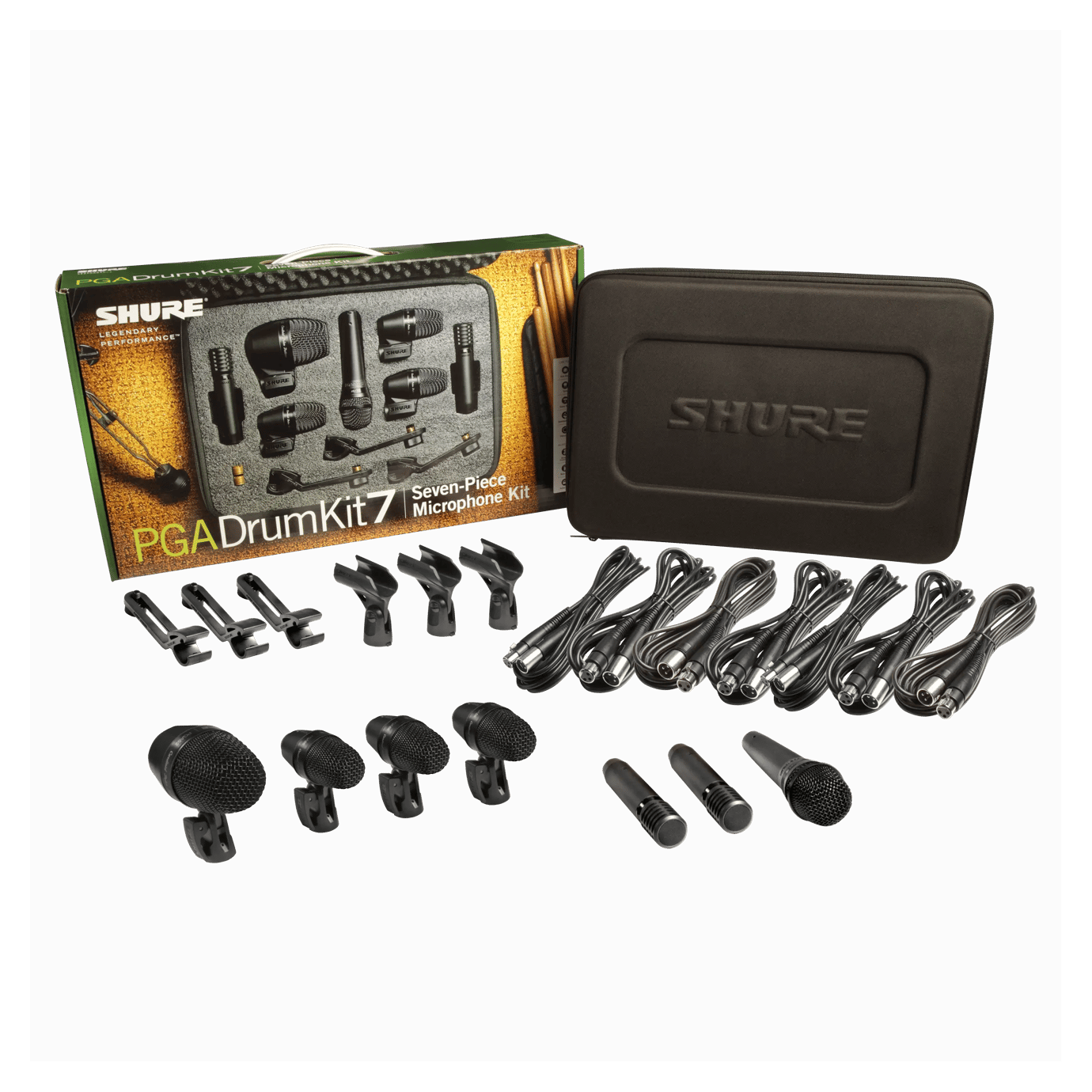 Shure PGADRUMKIT7 7-Piece Drum Microphone Kit