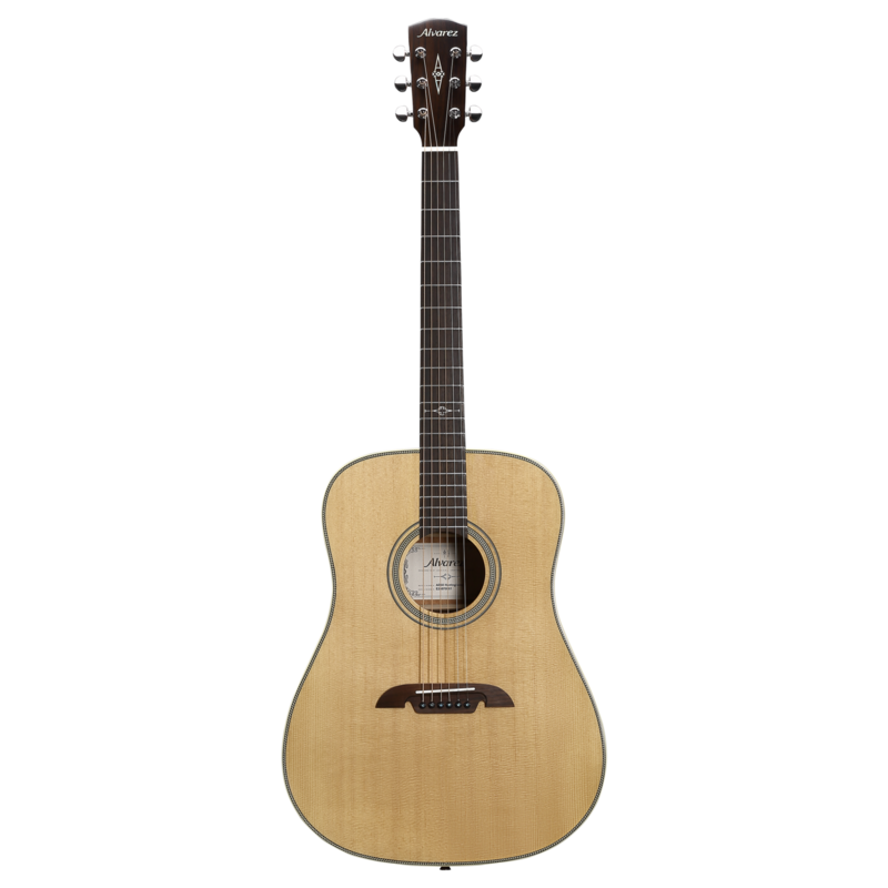 Alvarez AD60 Artist Dreadnought Acoustic Guitar, Herringbone