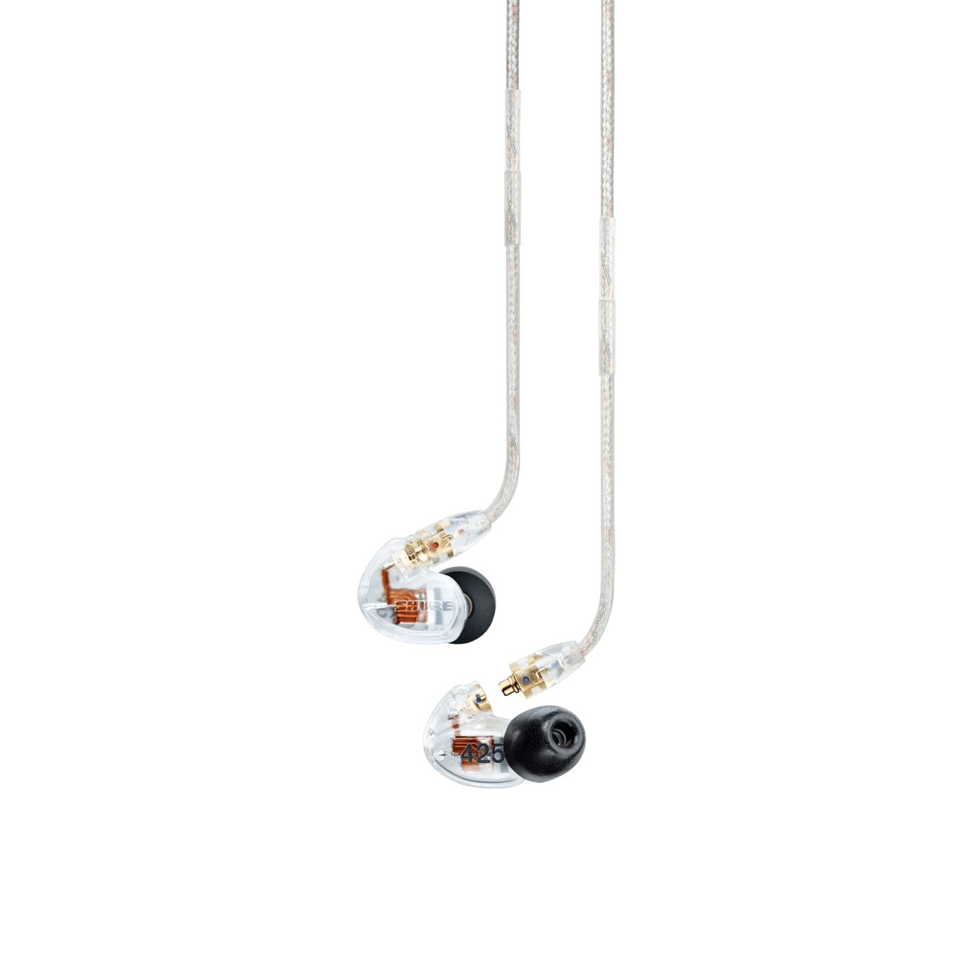 Shure SE425 Sound Isolating Dual Driver Earphones - Clear