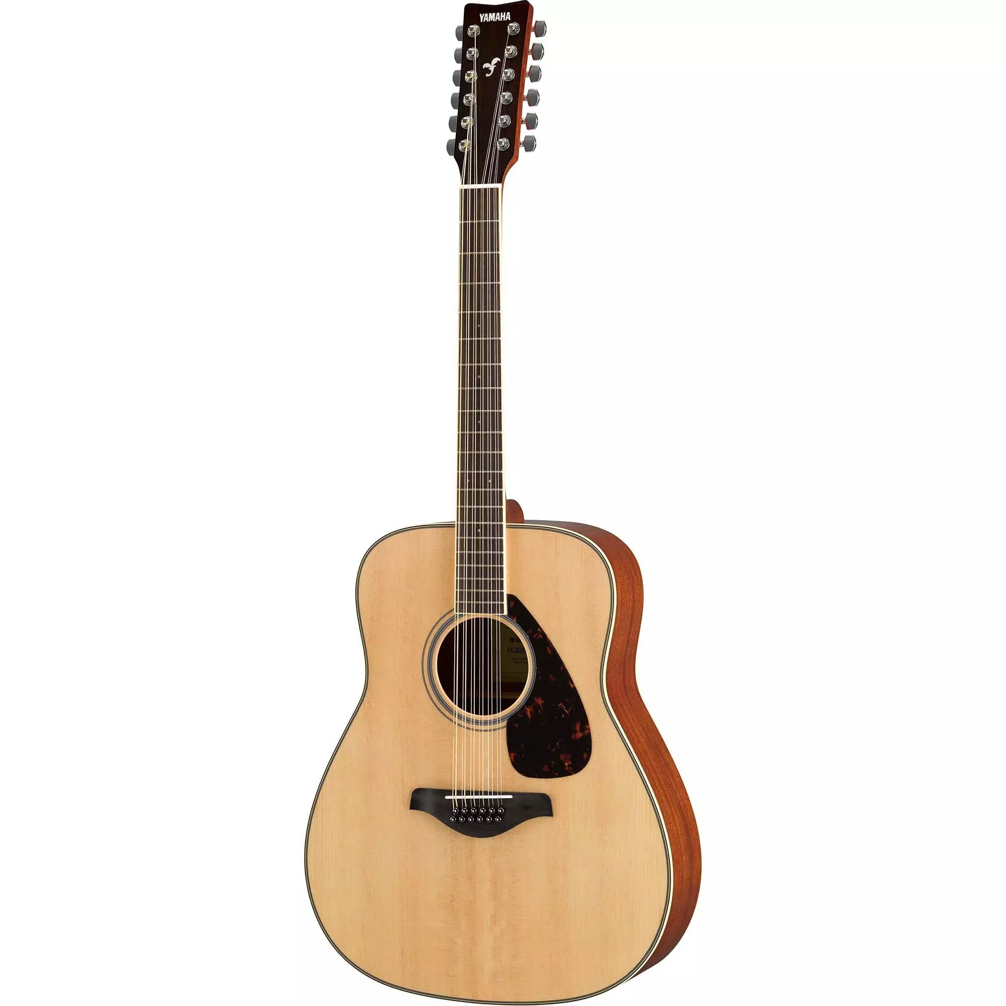 Yamaha 12-String Folk Guitar, Solid Spruce Top, Natural