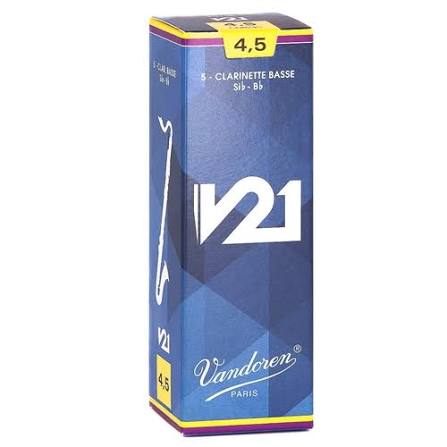 Vandoren Bass Clarinet V21 Reeds (Box of 5)