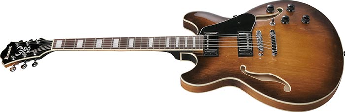 Ibanez AS73 Artcore Hollowbody Electric Guitar, Tobacco Brown