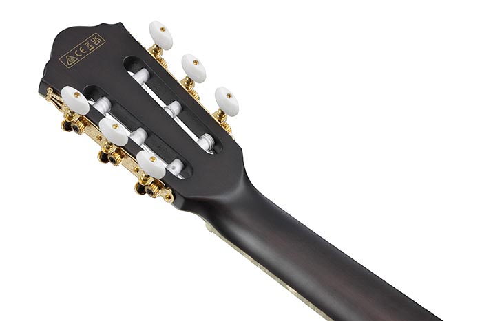 Ibanez Tim Henson Signature Acoustic/Electric Guitar, Transparent Black Flat