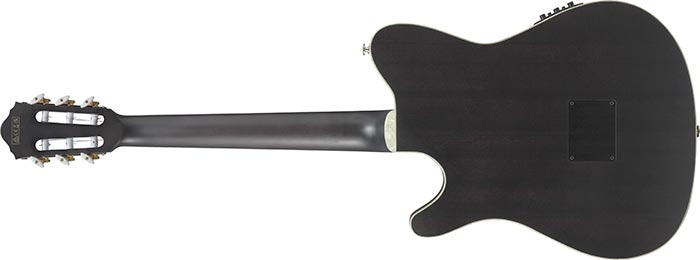 Ibanez Tim Henson Signature Acoustic/Electric Guitar, Transparent Black Flat