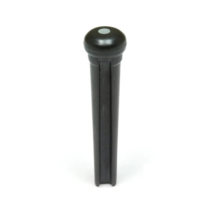 Graph Tech TUSQ Tradtional Bridge Pins 2mm Black / M.O.P. Dot (6 Pcs)
