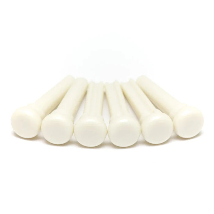 Graph Tech TUSQ Presentatin Bridge Pins White / No Dot (6 Pcs)