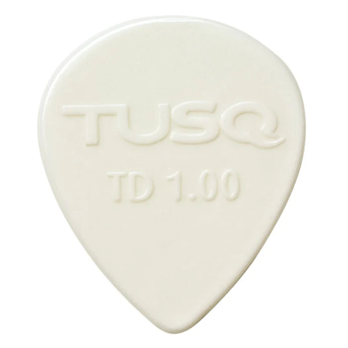 Graph Tech TUSQ Tear Drop Pick 1mm White (Bright) 6 Pack