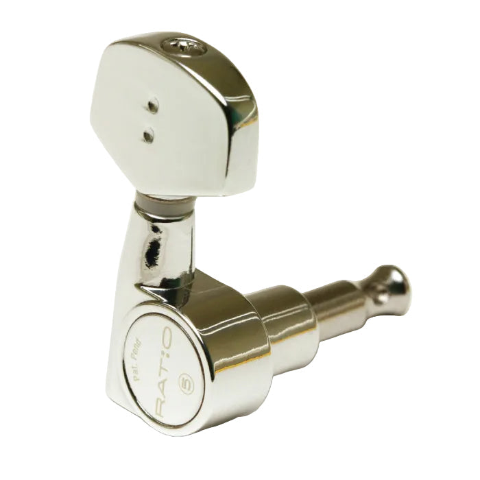 Graph Tech Ratio 3x3 Acoustic Guitar 2-Pin Tuning Keys, Contemporary Style Buttons