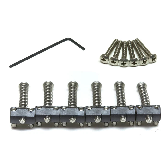Graph Tech String Saver Saddle Barrel I.O.S. 6-Pce Tele Style (6 Pcs)