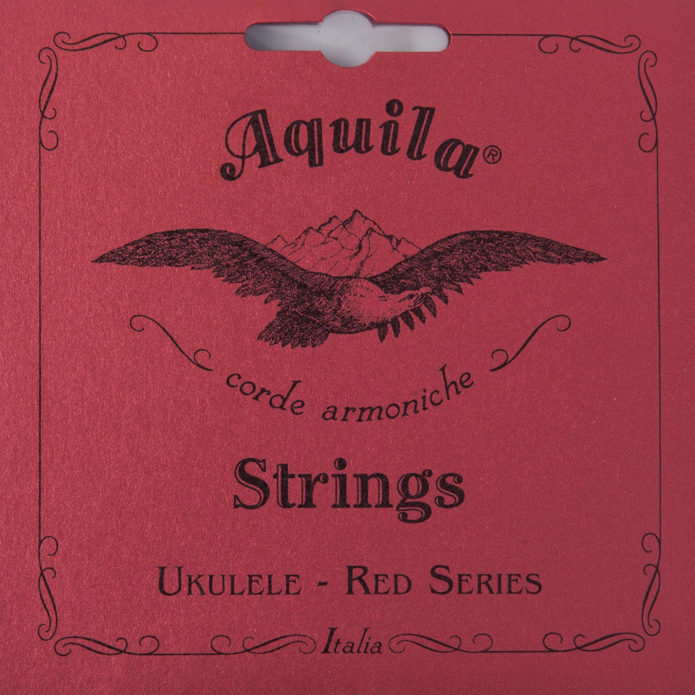 Aquila 84U Red Series Soprano Ukulele String Set, Low G
