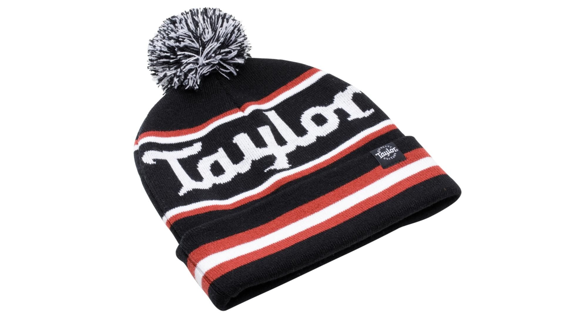 Taylor Pom Beanie, Intarsia Knit