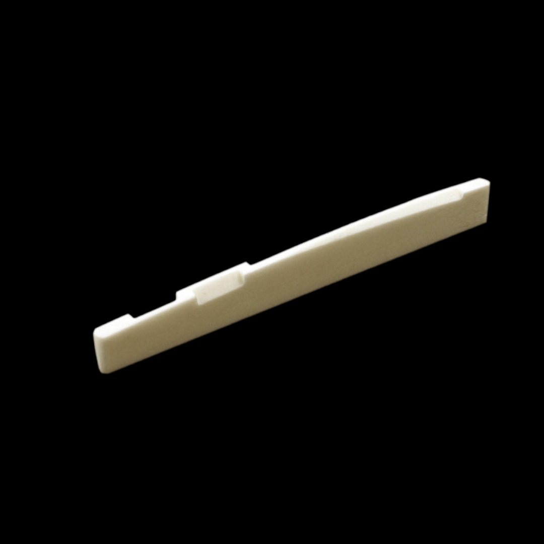 Compensated Bone Saddle for Acoustic Guitar